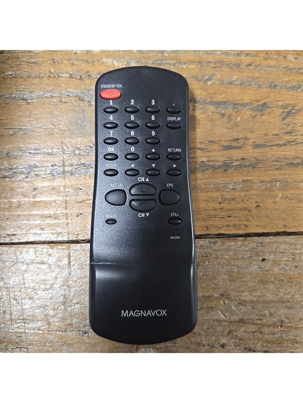 Genuine OEM Magnavox NA386 Remote Control for Digital TV No Battery Cover